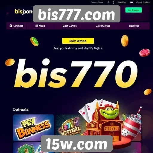 Experiência do usuário no site de jogos bis777.com