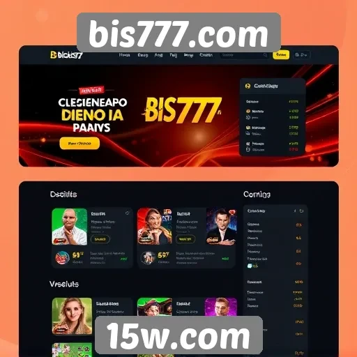 Análise da interface do usuário do bis777.com